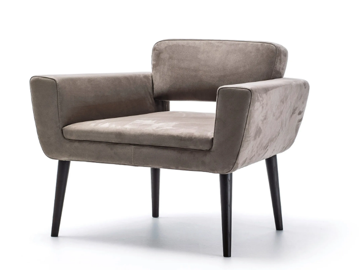 SERIE_50 - Fabric armchair with armrests _ La Cividina